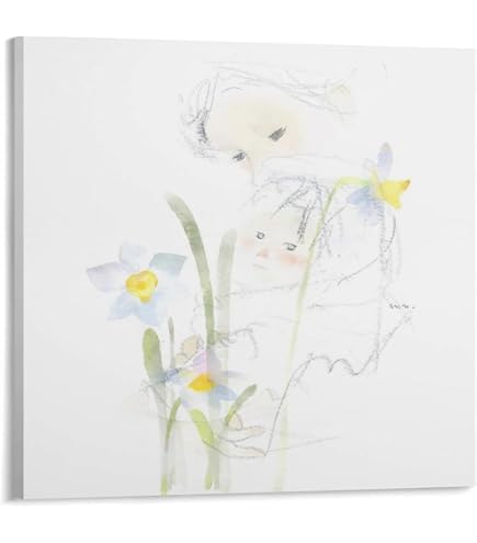 いわさきちひろ ポスター額「花と少女」絵画 Amazon.co.jp: いわさきちひろポスター額(桃) (花と少女) : ホーム